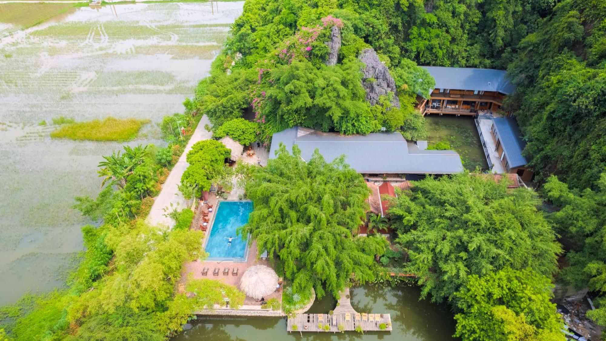 Tam Coc Central Bungalow-Hostel Vu Lam Esterno foto